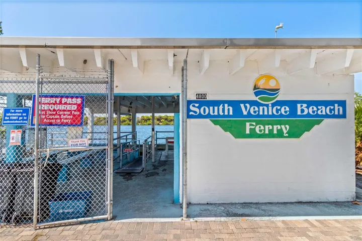 South Venice Ferry will bring you to a private Island!