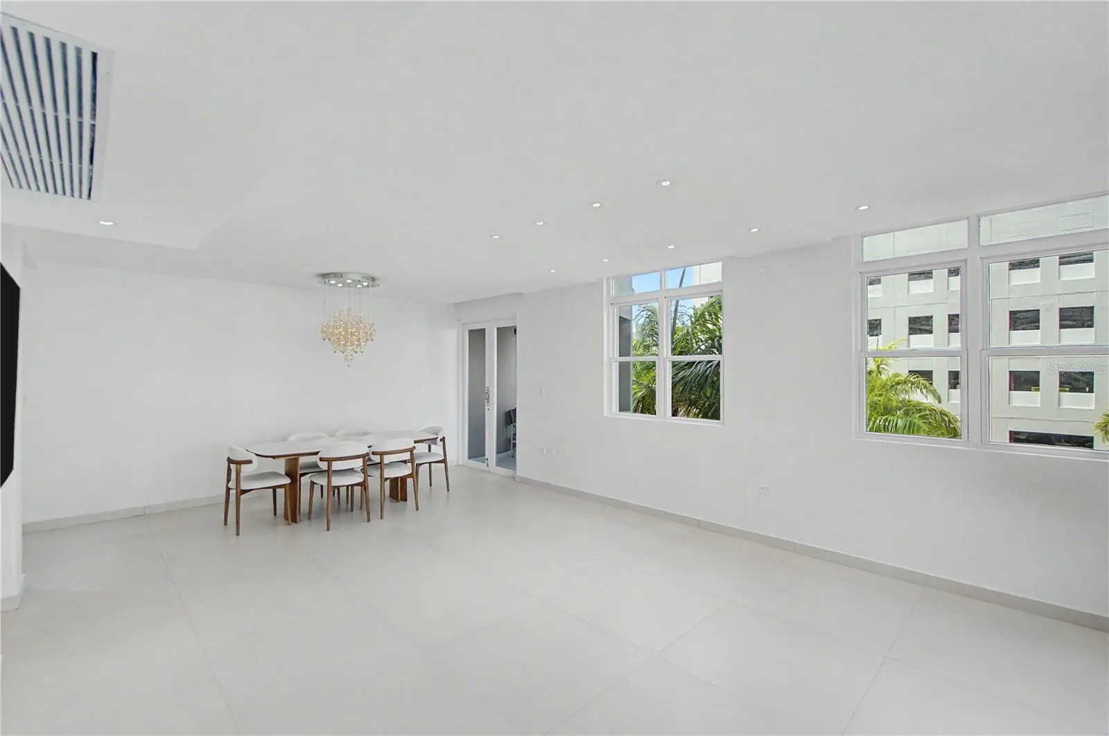 Family Room with Dining Room
