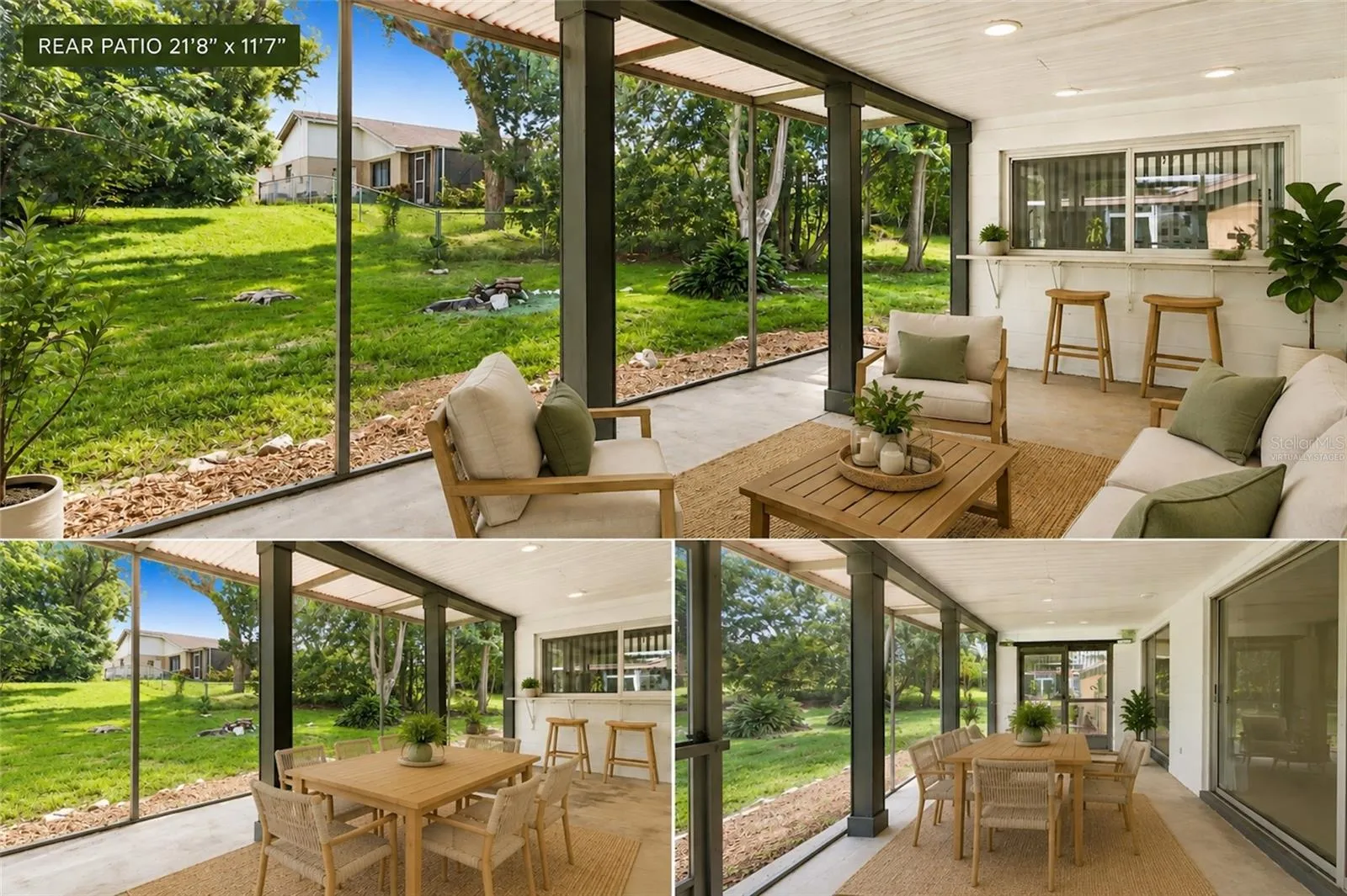 Virtually Staged Patio
