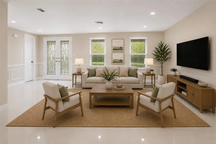 Virtually Staged Livingrom