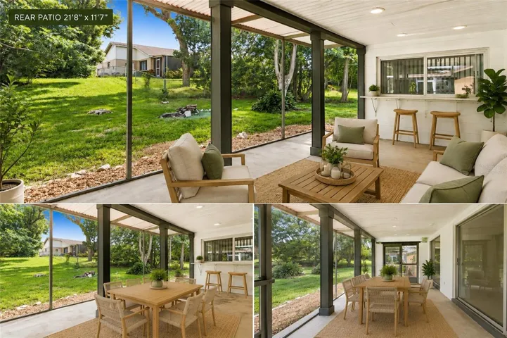 Virtually Staged Patio
