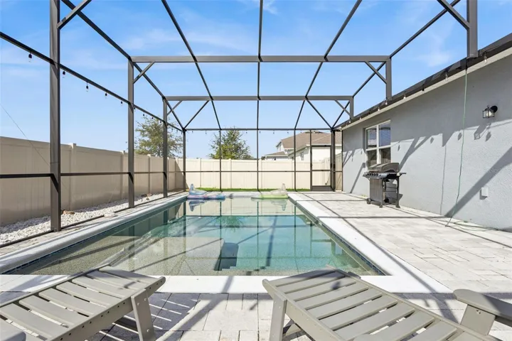 Screen-enclosed Pool Patio