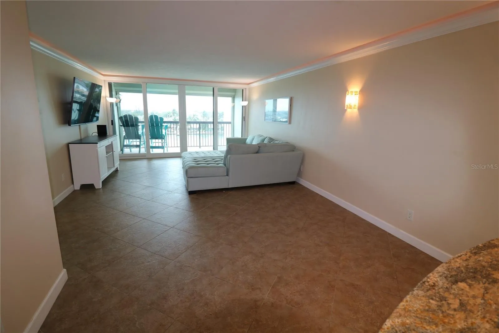 Large living room and dining room combo