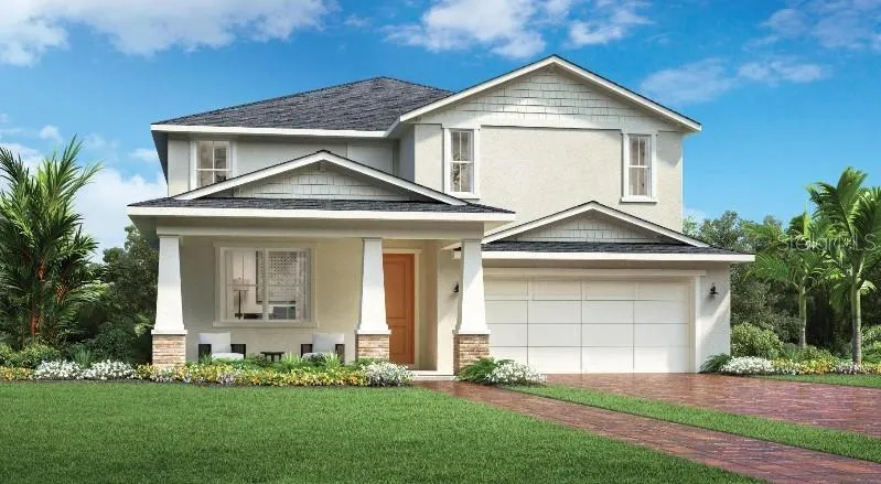 Craftsman exterior rendering