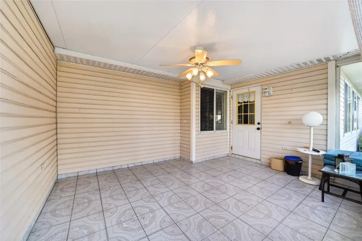 screened back porch