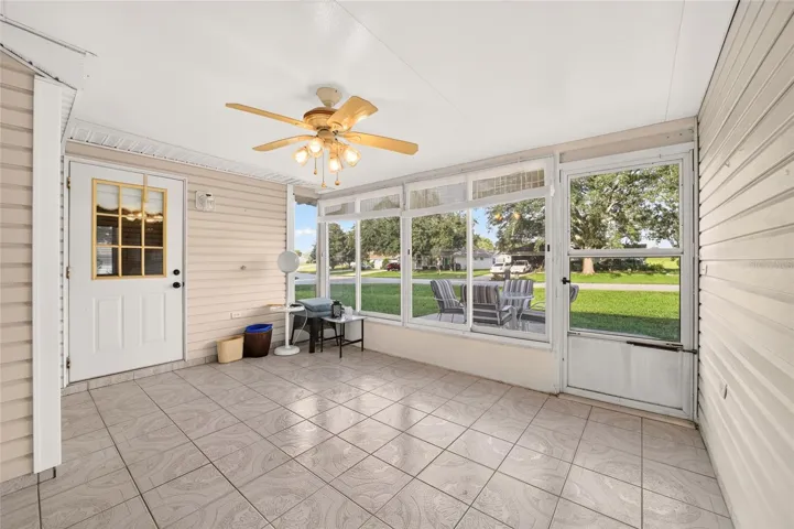 screened back porch