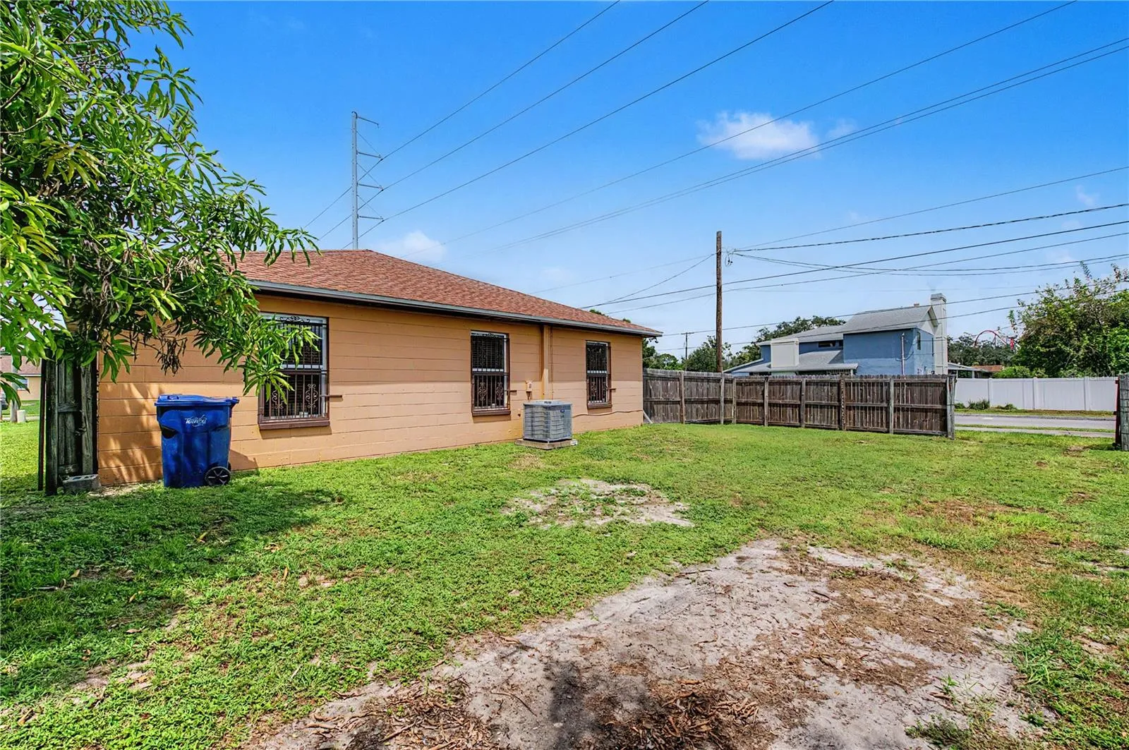 Large Fenced Backyard