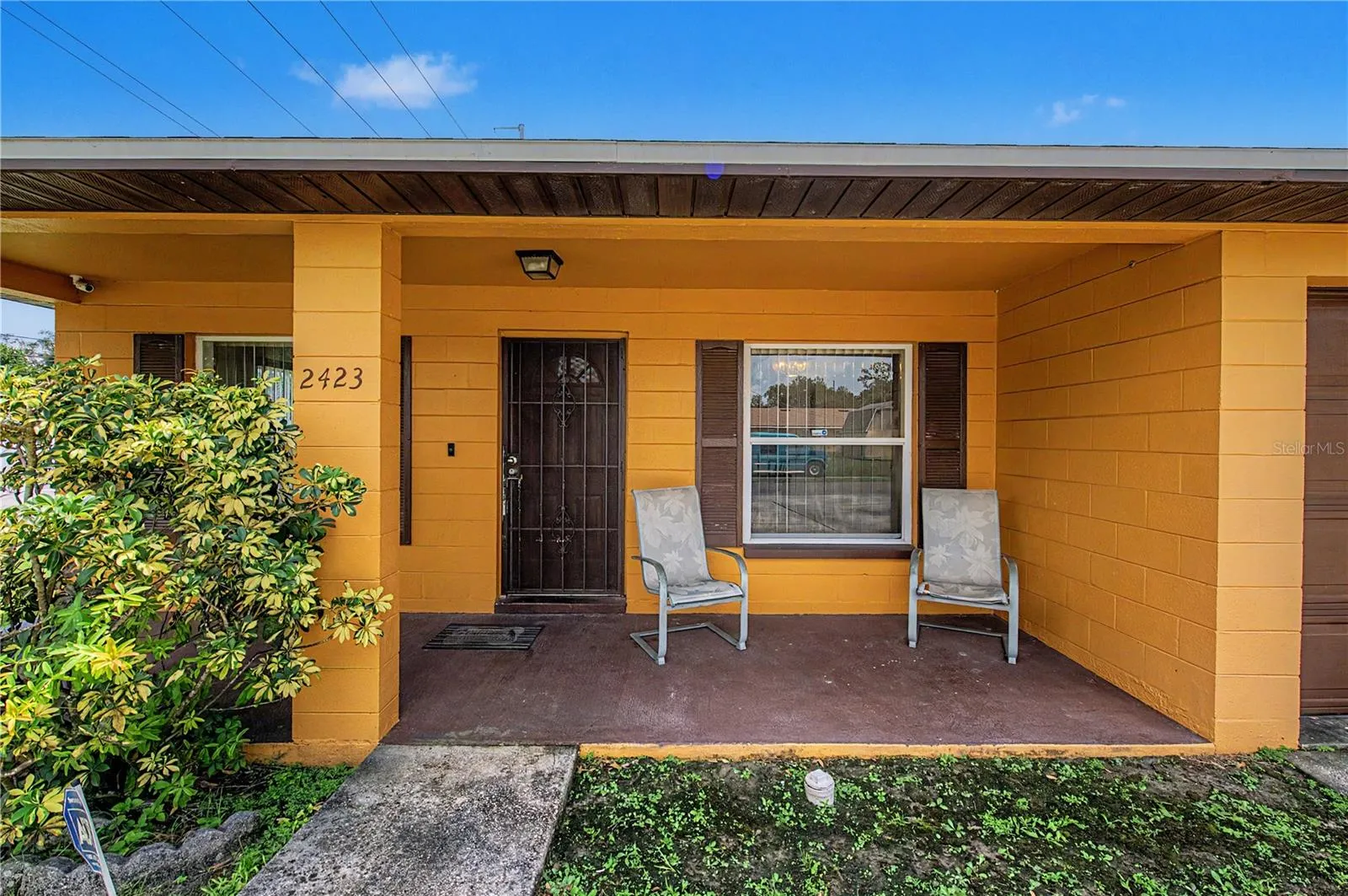 Covered front porch