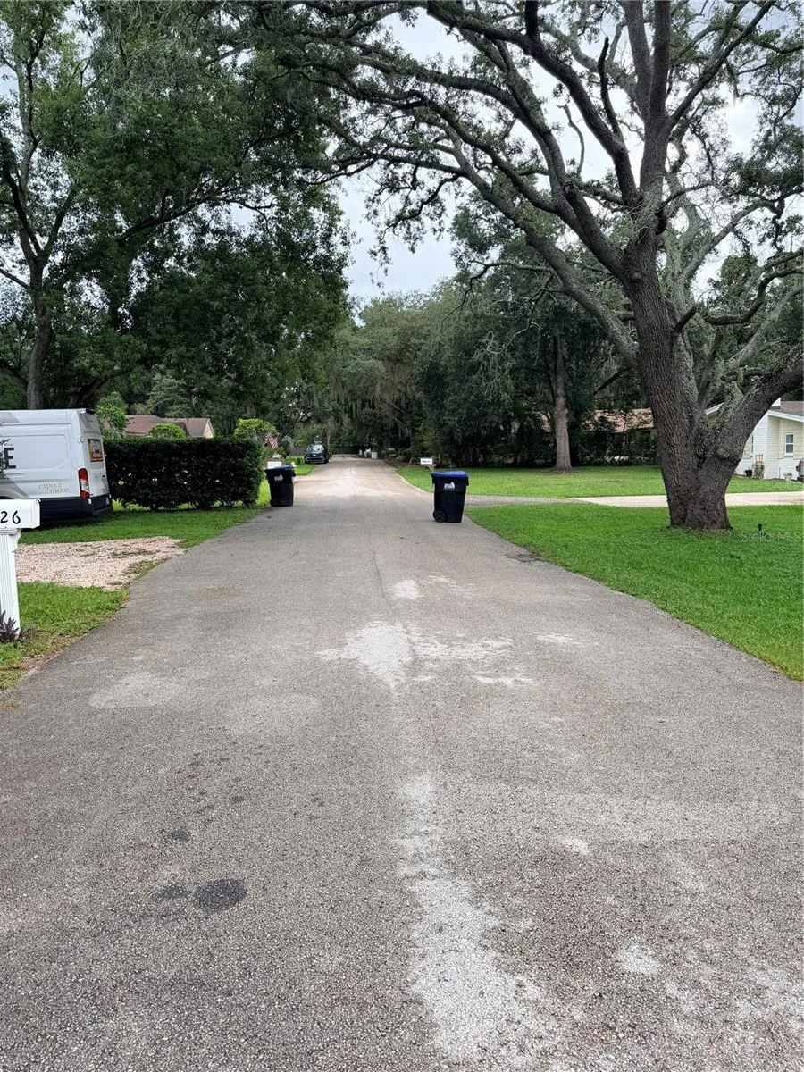street in front of house