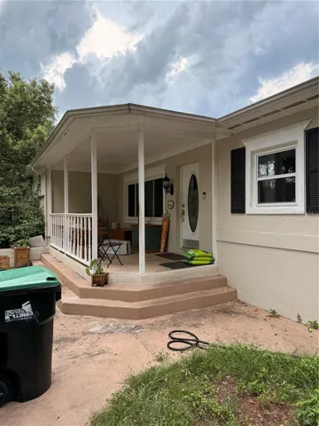 side of porch