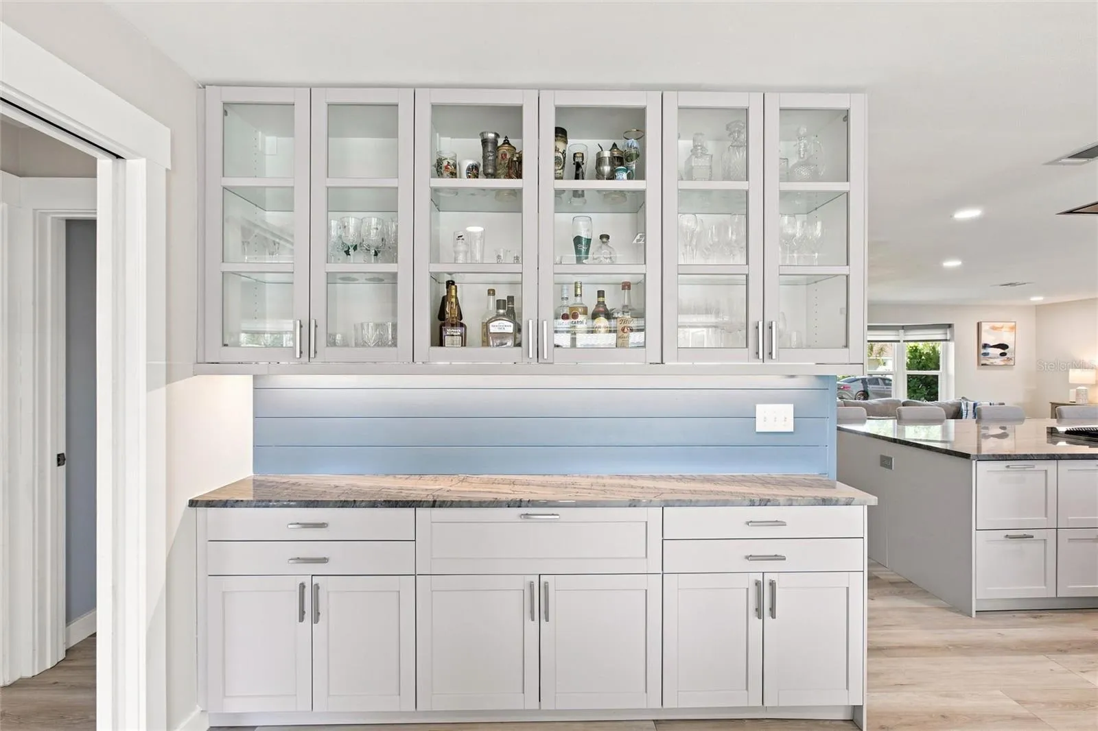 Custom cabinetry in Dining Room