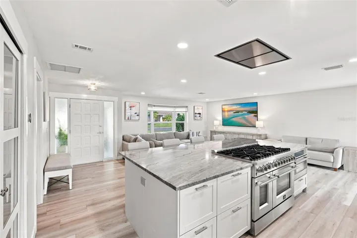 Kitchen and Living Room