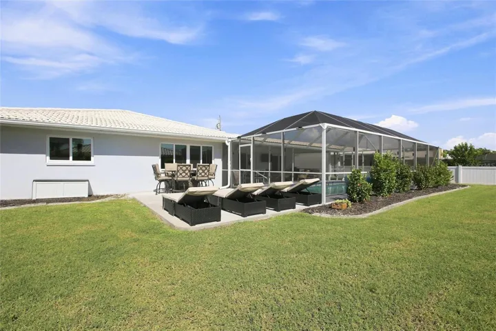 Rear of home