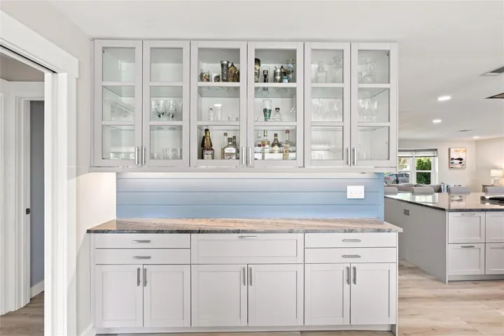 Custom cabinetry in Dining Room