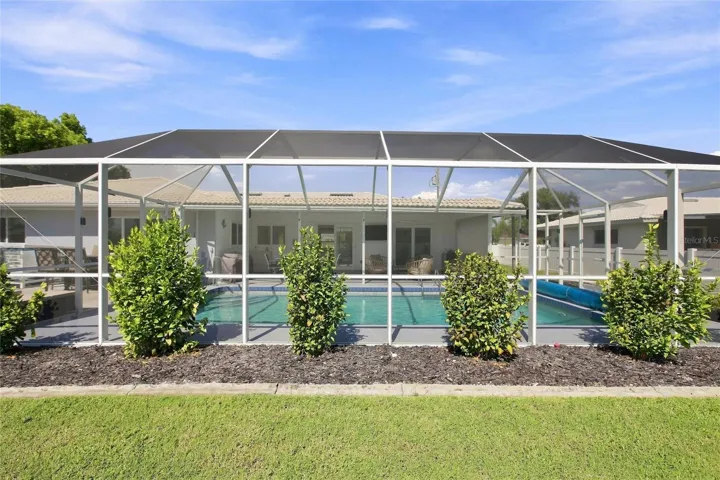 Rear of home