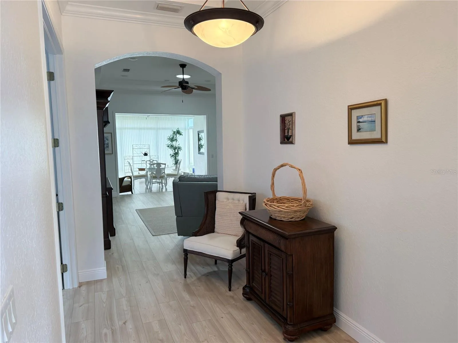 Walking into the home