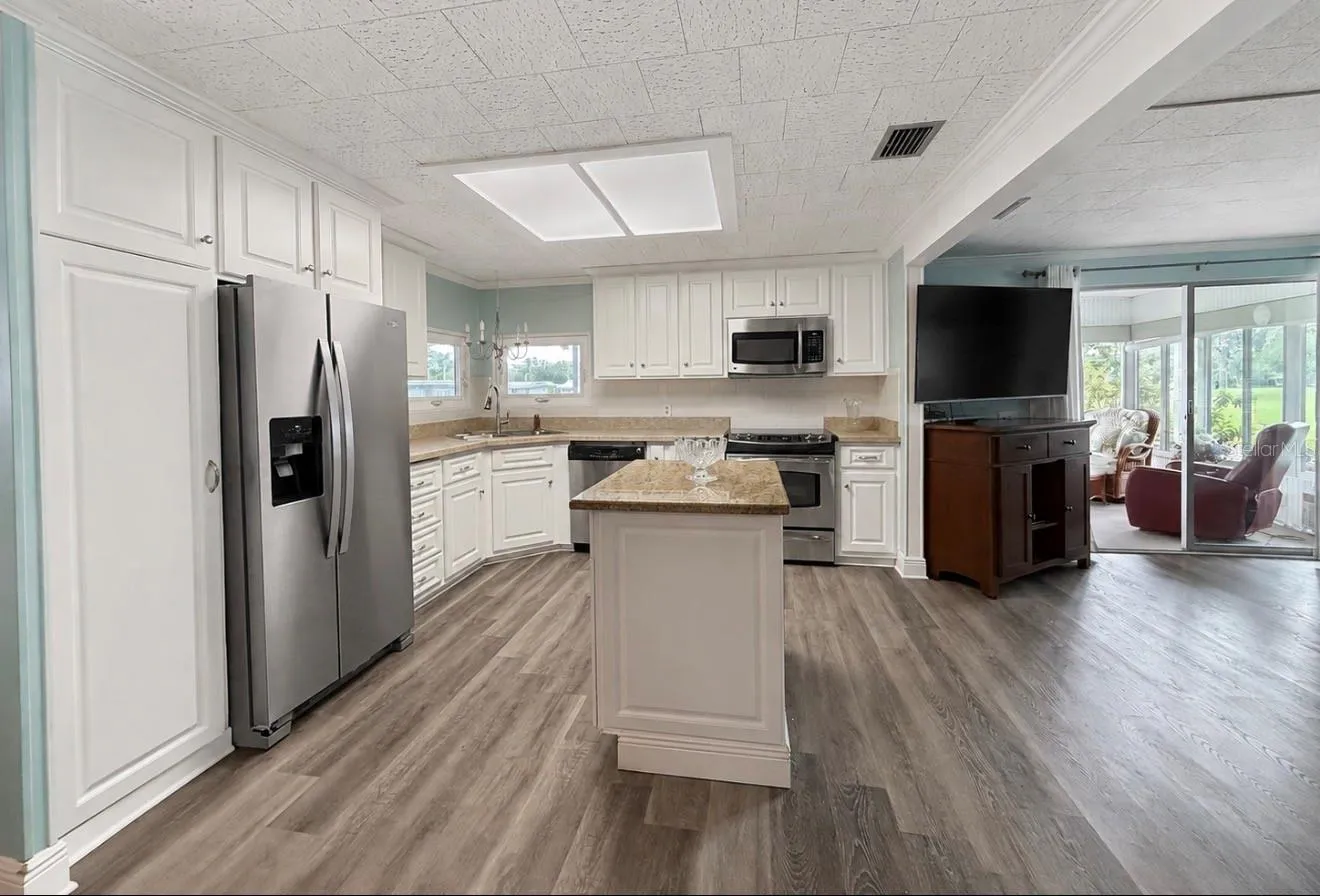 Kitchen  with stainless appliances