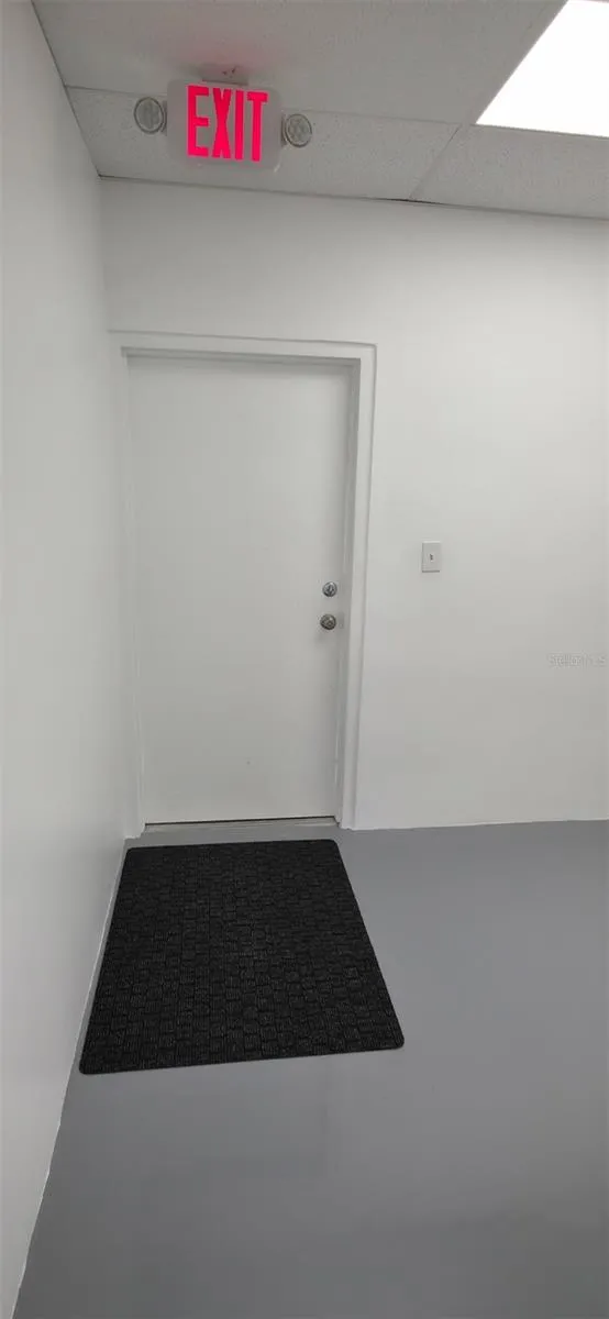 Back Door with EXIT sign