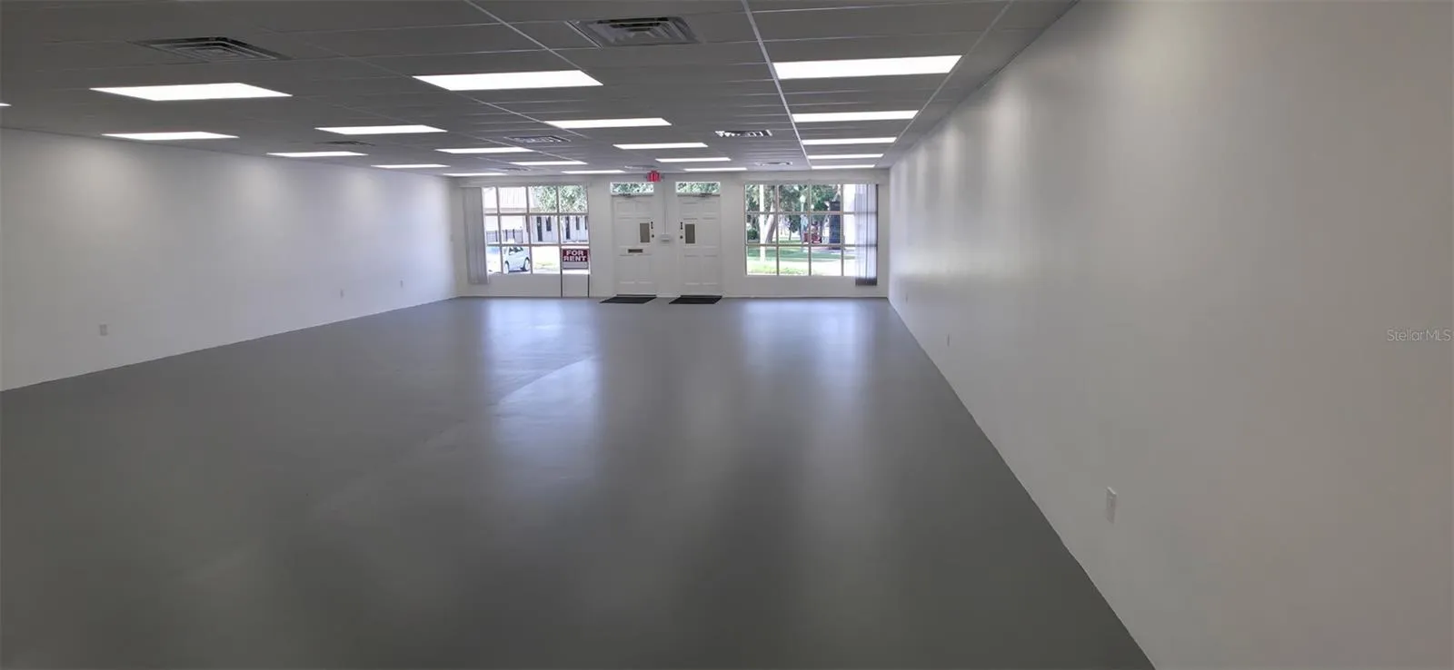 View from the back looking to the Entrance