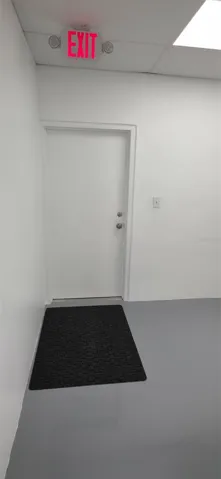 Back Door with EXIT sign