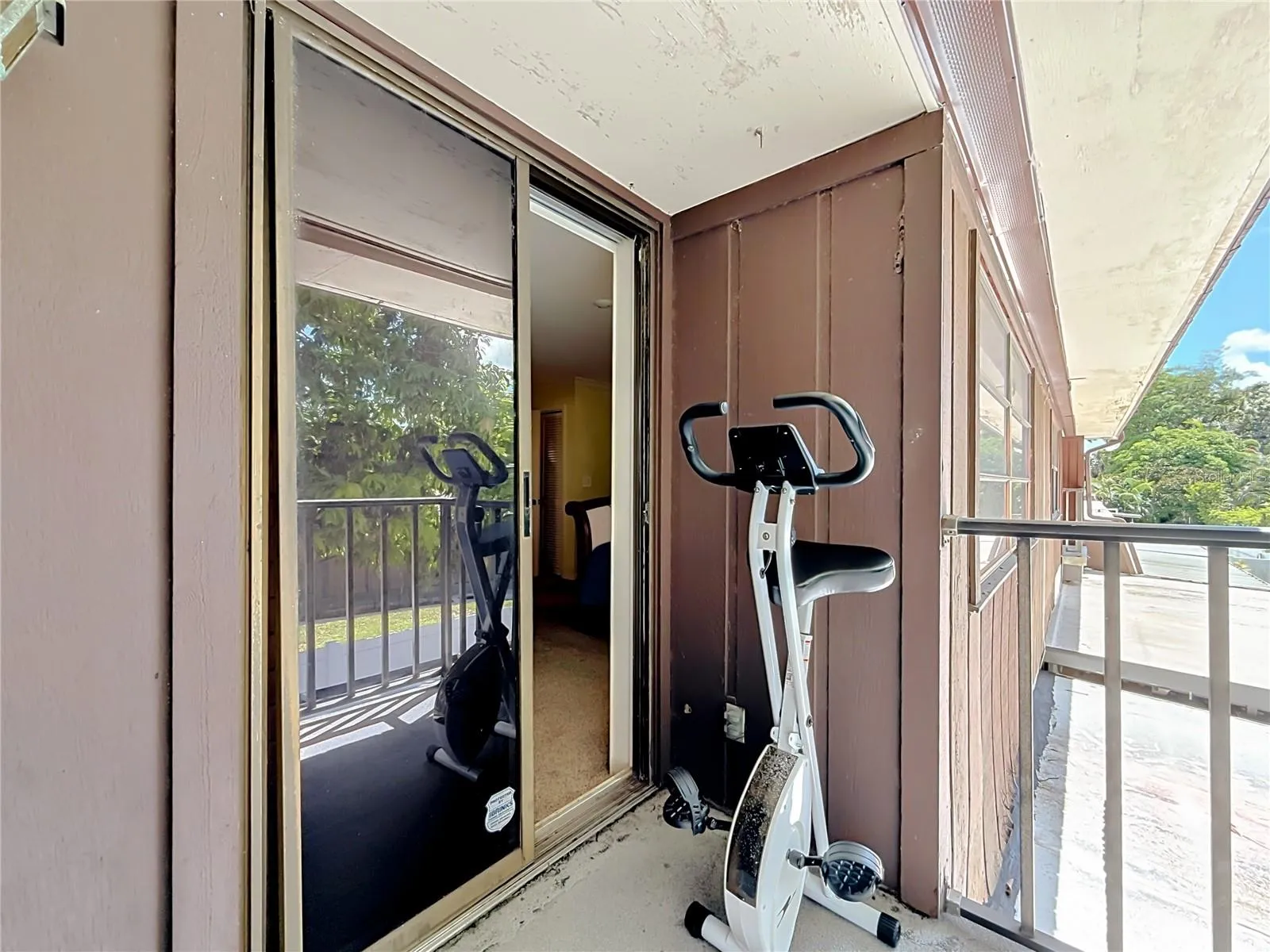 Veranda accessible from the Master Bedroom