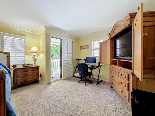 Master Bedroom with TV and computer desk