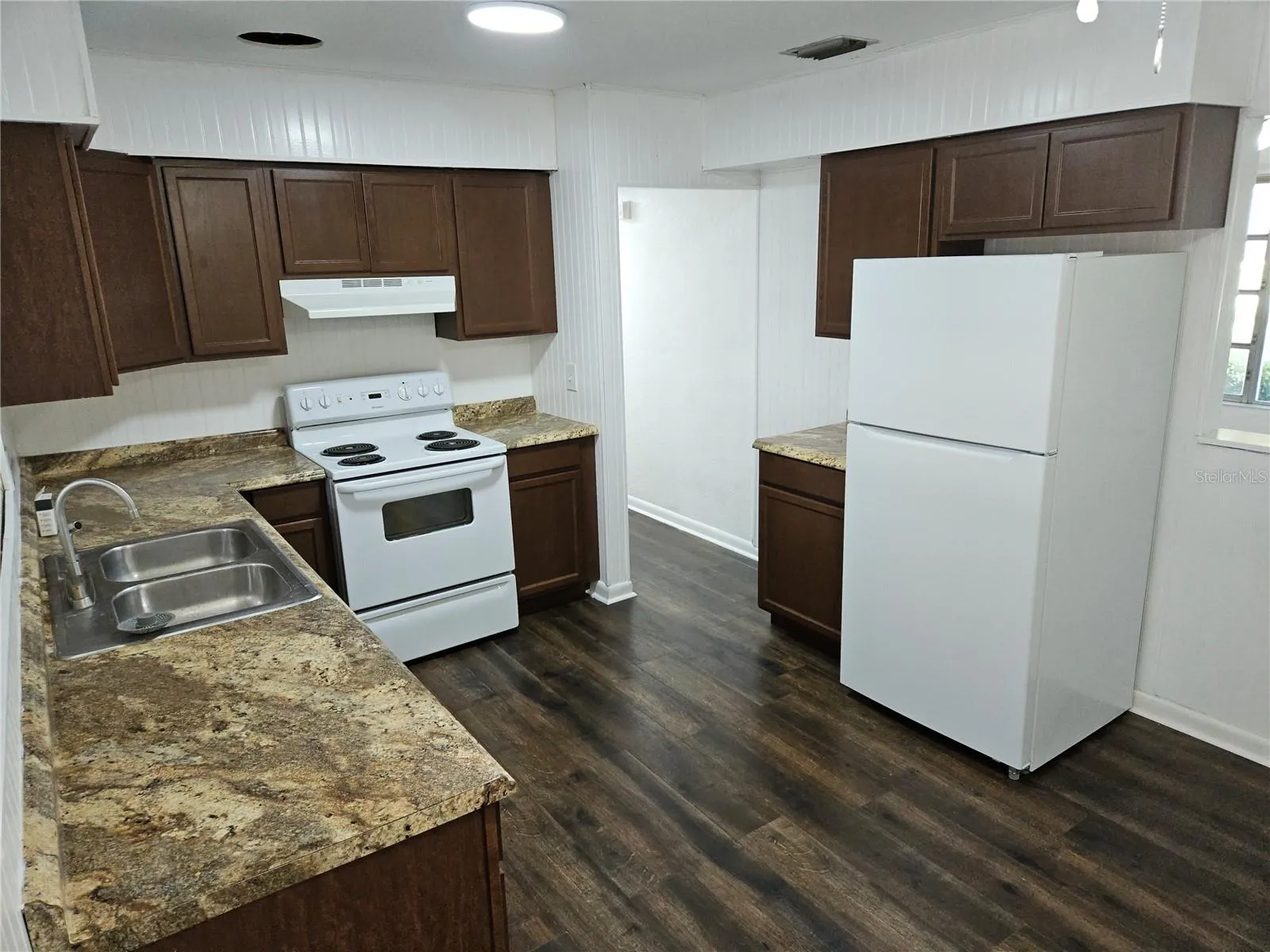 Kitchen view from Doorway to Florida Room
