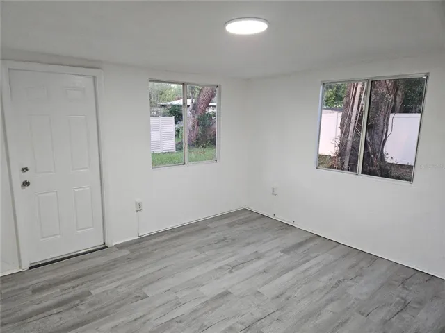 Florida Room with Door to the back yard