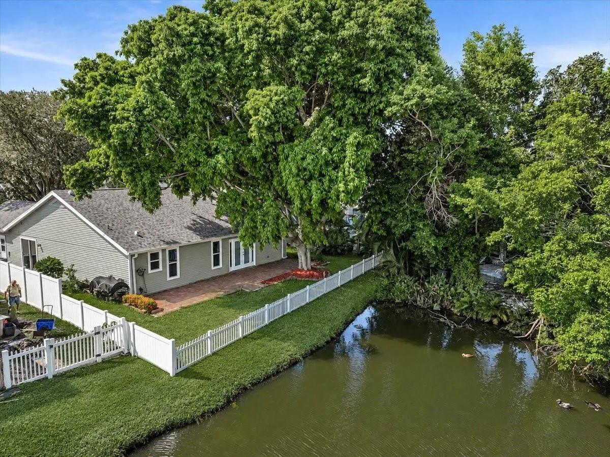 Back of Home at Pond