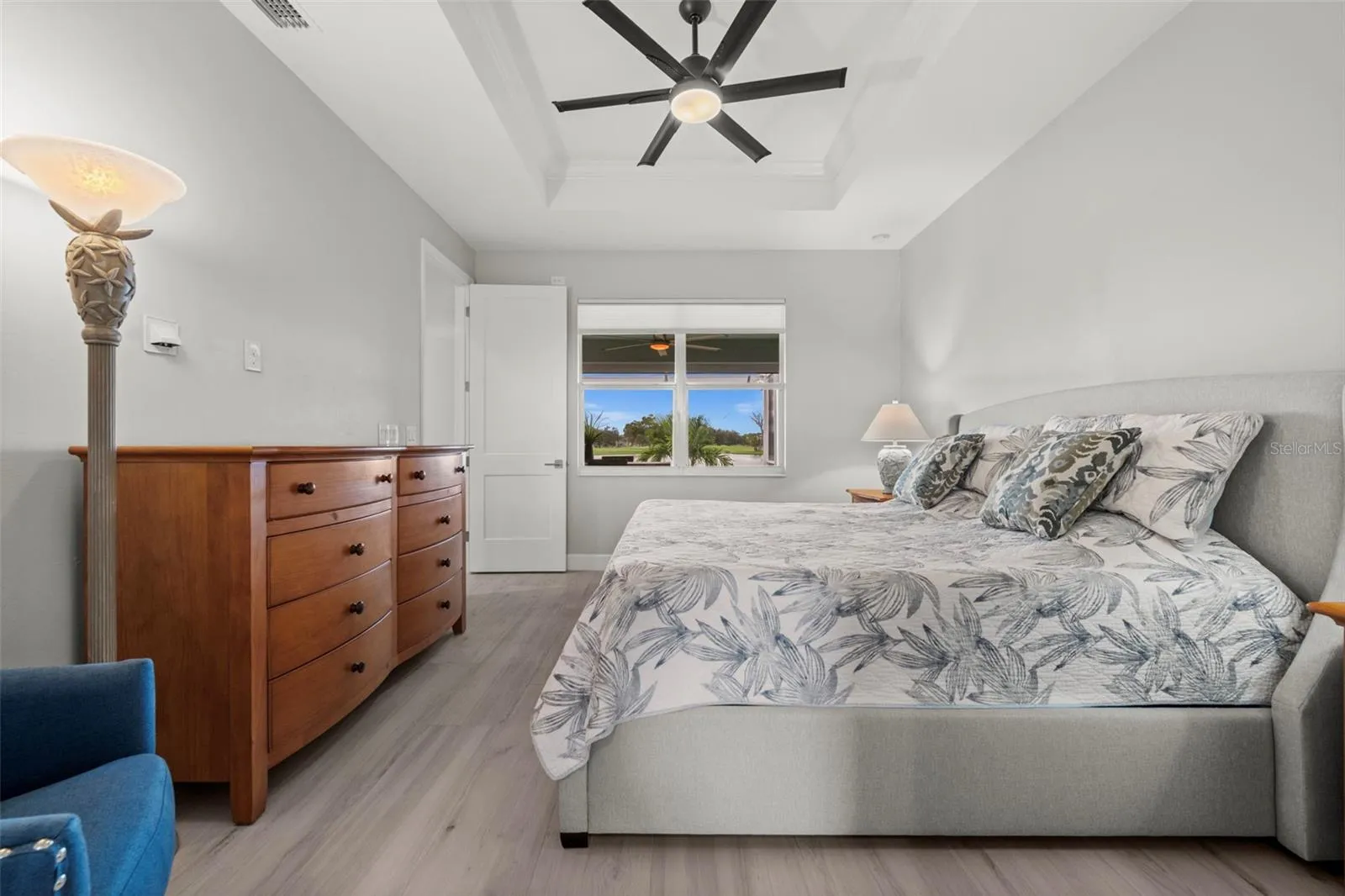 Primary suite also features ceramic tile, a peaceful view, and much more.