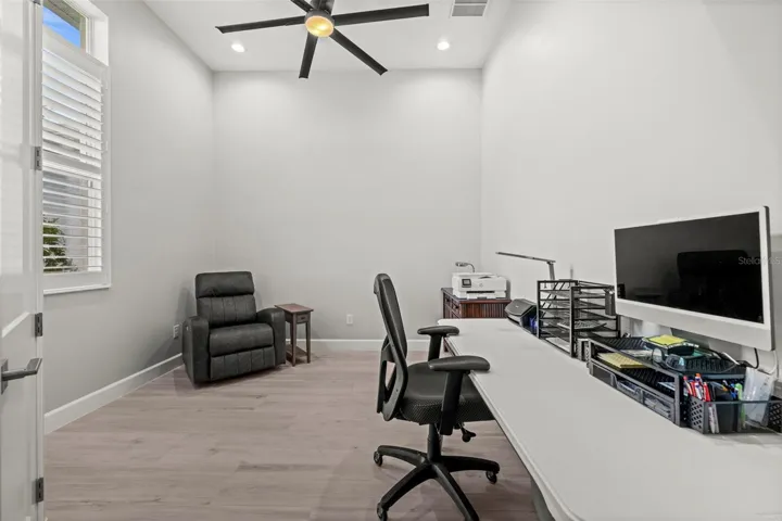 This room is yours to use as needed. Complete with a closet, a window, and barn door entry.