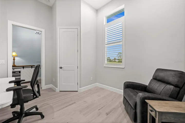 A home office. A den. Or; your 4th bedroom complete with a walk-in closet.