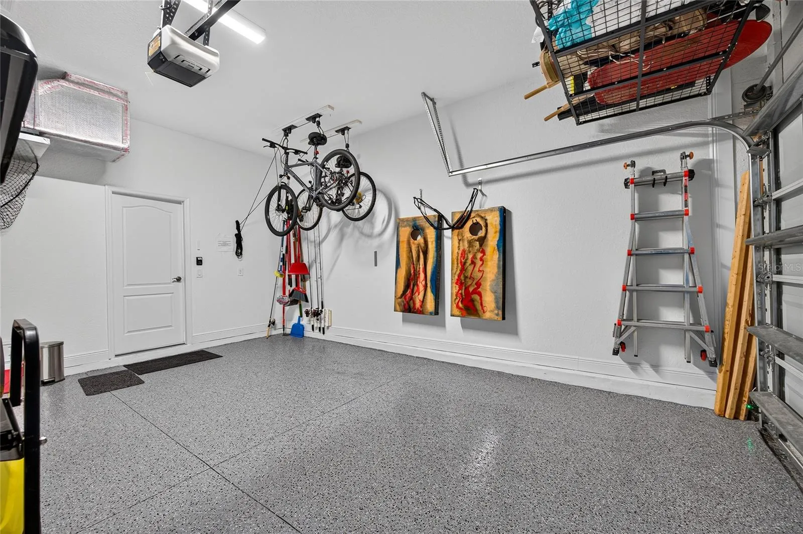 epoxied floor