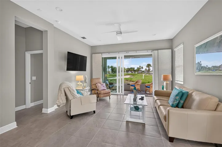 living room from kitchen