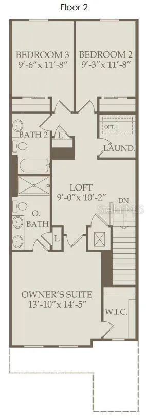 Floor Plan - Floor Two