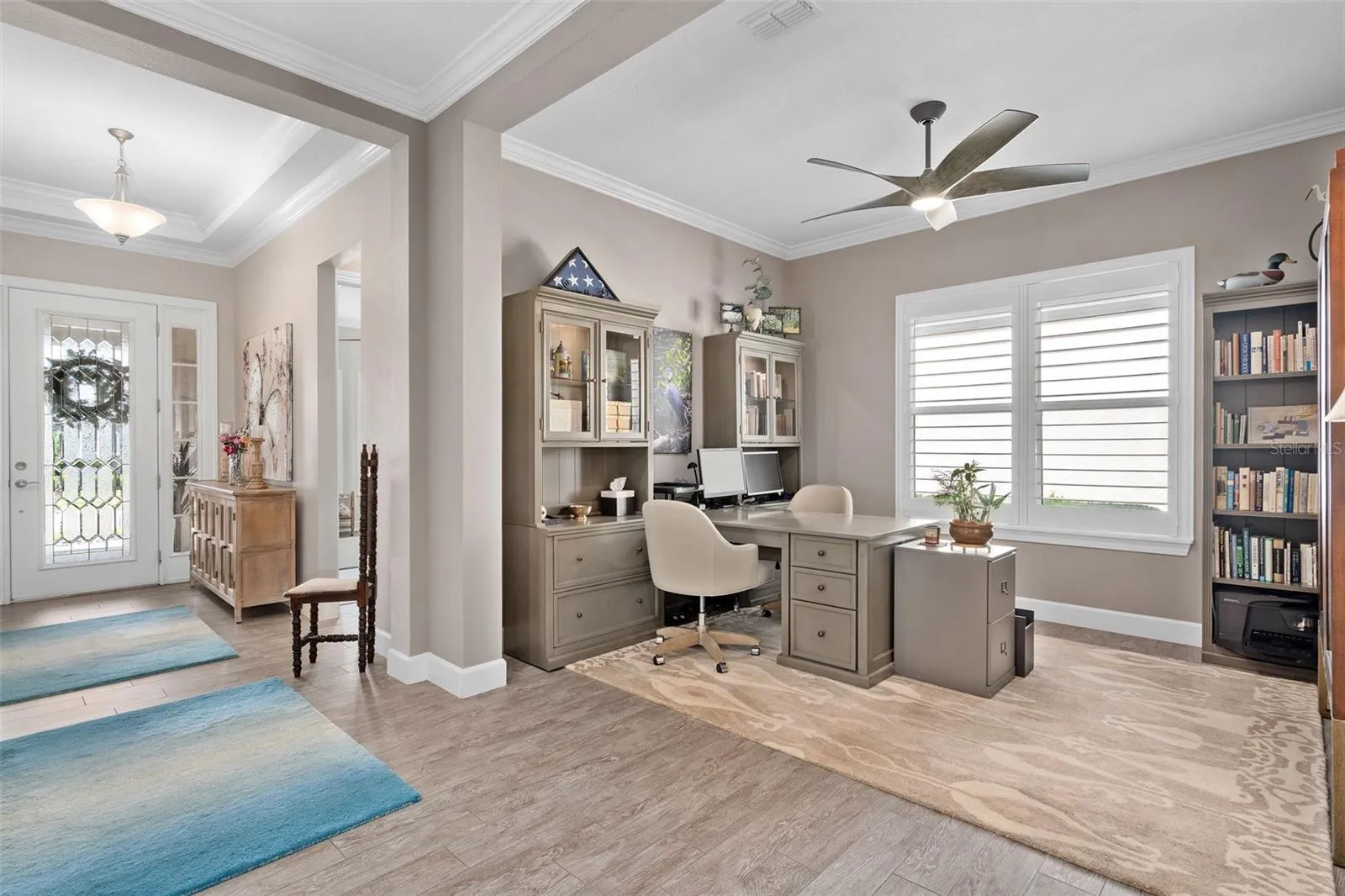 Office / Den / Flex room is off the foyer.