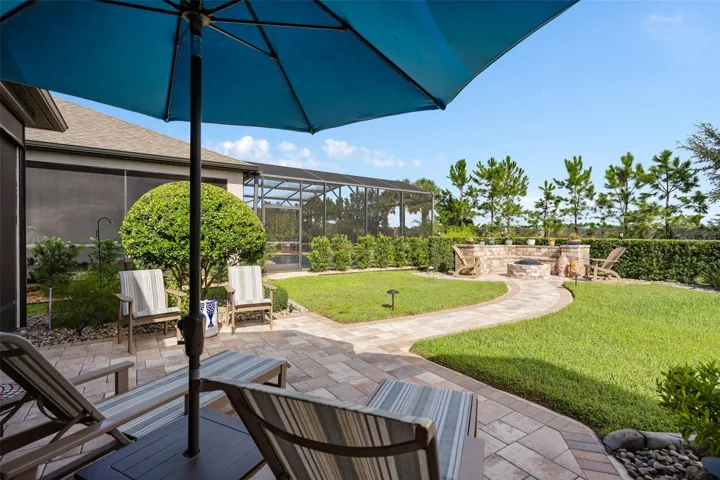 Rear yard view.