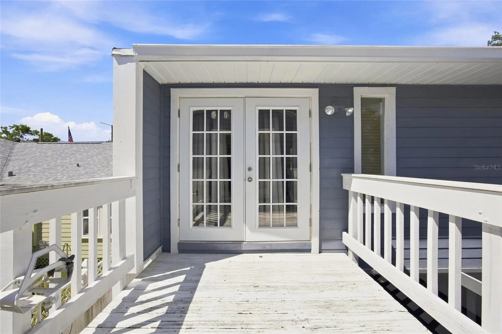 Walkway to main home