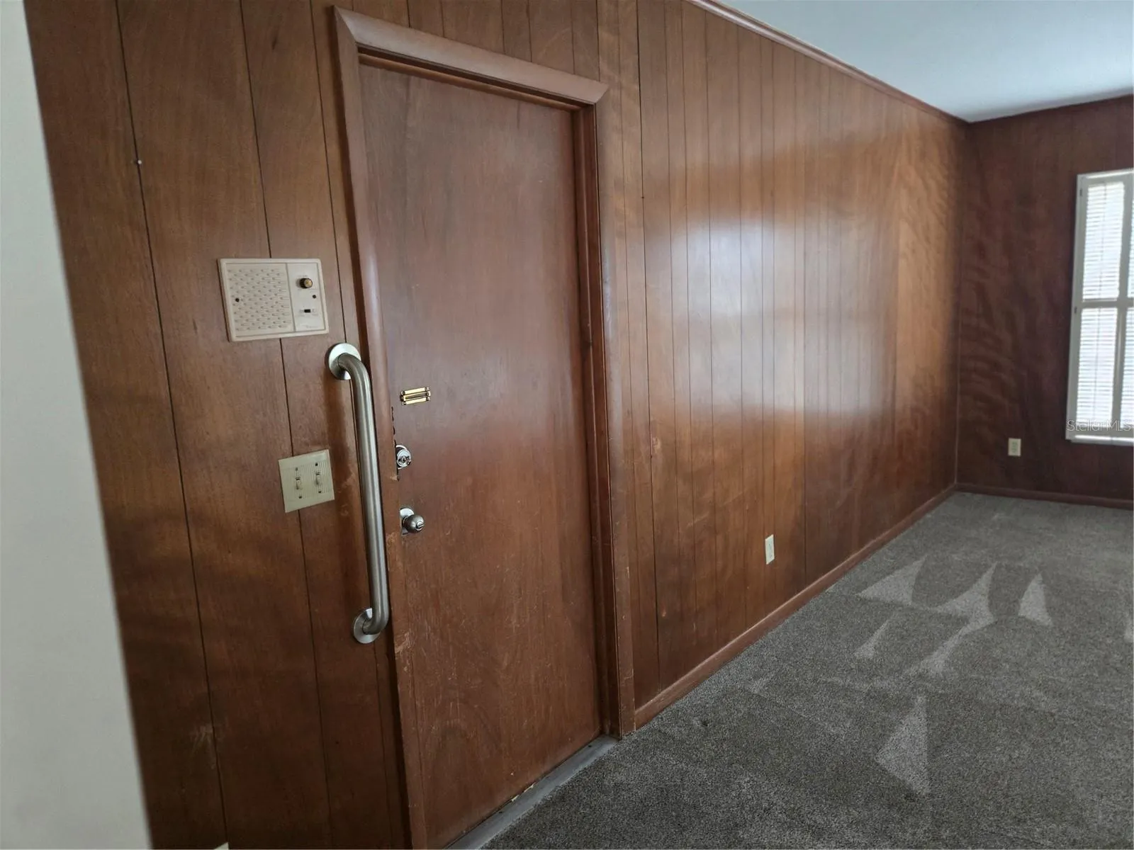 family room entry to garage