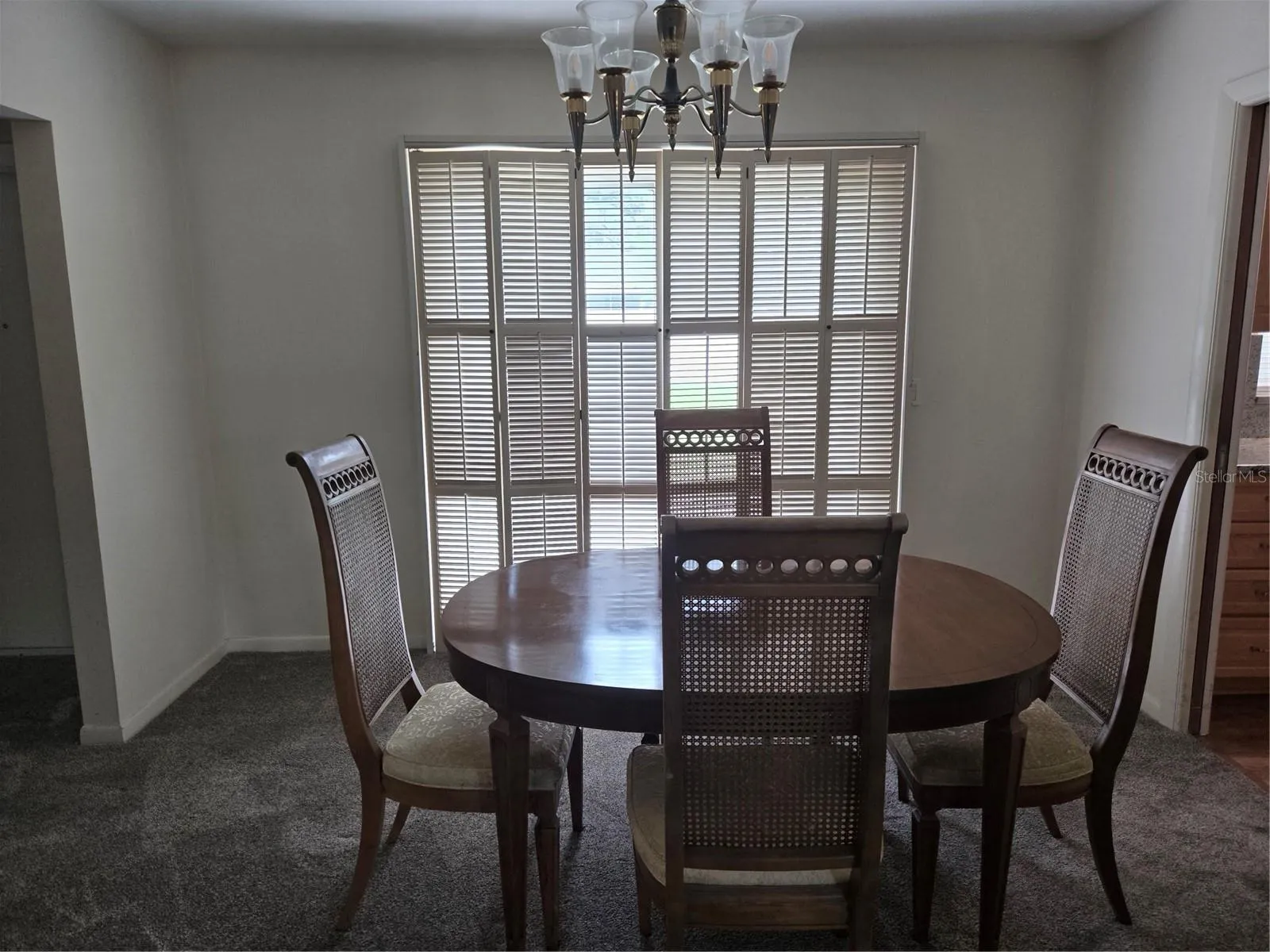 dining room from living room
