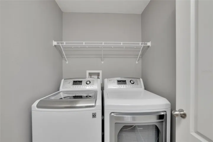 LG Wave Force Washer and LG Tru Steam Dryer included