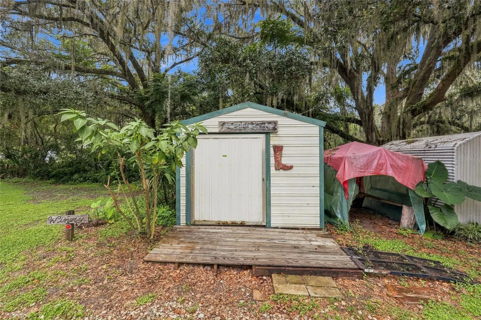 Lots of storage sheds
