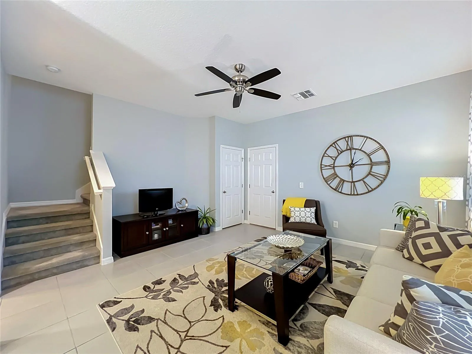 All tile flooring downstairs