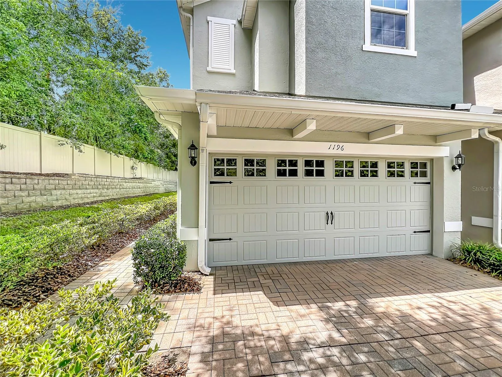 Freshly painted exterior