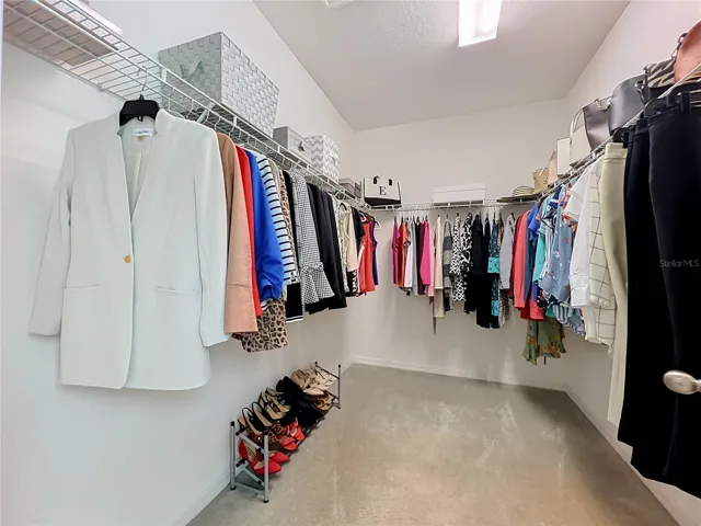 Large walk in closet