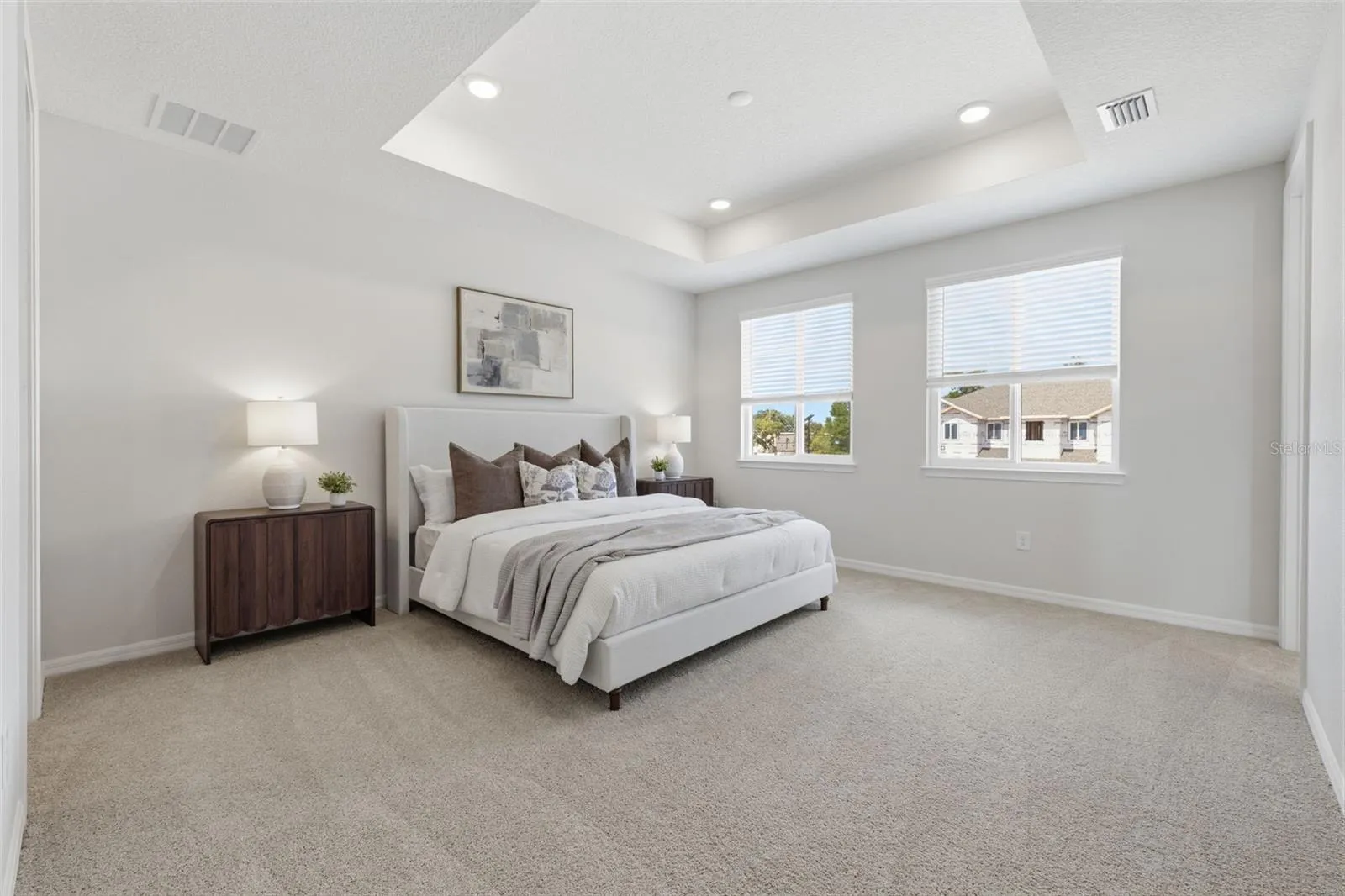 Primary bedroom - model home