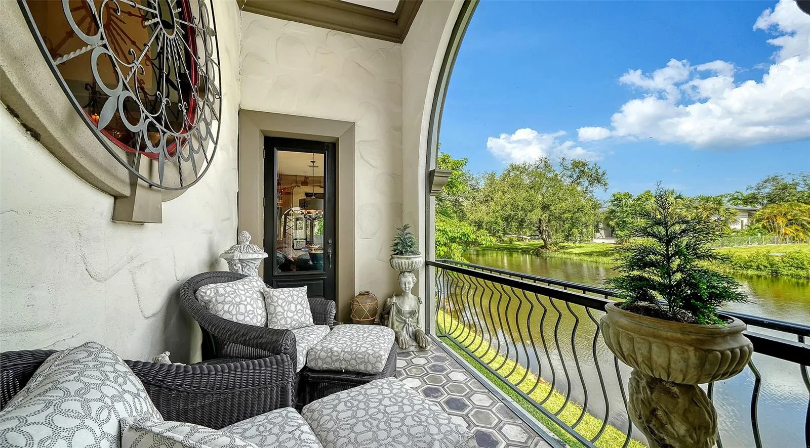 Covered Waterfront Terrace