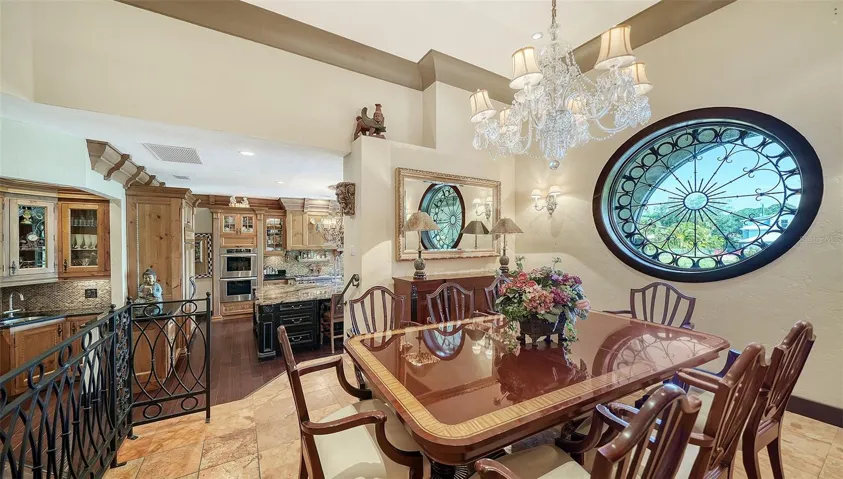 Dining Room & Gourmet Kitchen