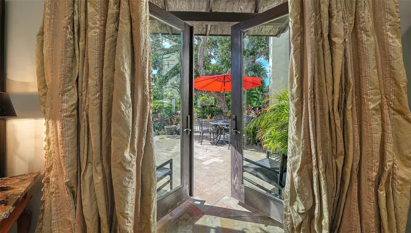 Inviting Garden Courtyard Retreat off of the Primary Suite