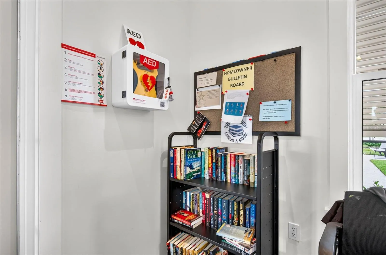 Books &amp; Notice Board in Activity Center